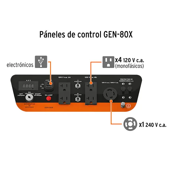 Generador/ Planta Gasolina 8 Kva Truper