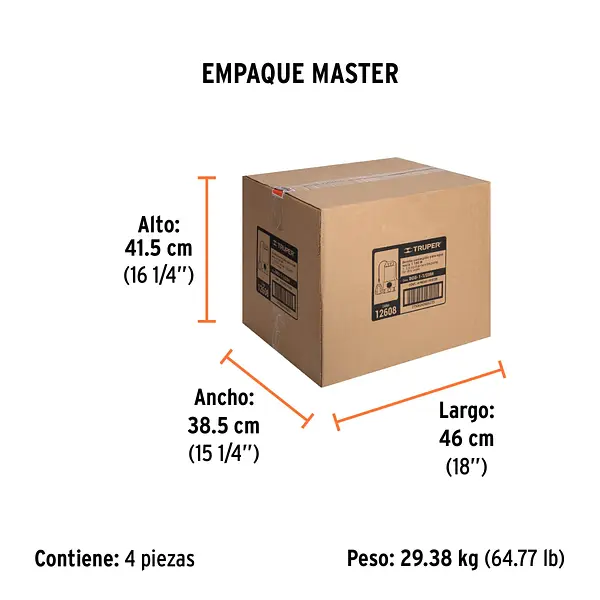 Bomba Sumergible Acero Inoxidable,Agua Sucia,1-1/2hp, Truper