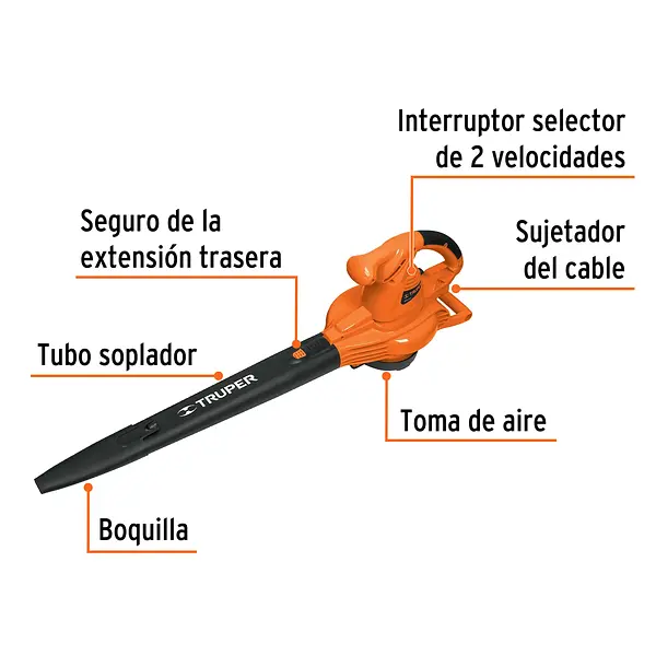 Sopladora/Aspiradora Electrica 1.440 W Truper
