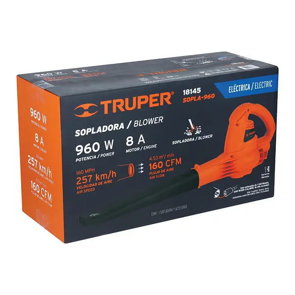 Sopladora Eléctrica De 960 W, Truper