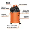 Aspiradora De Sólidos Y Líquidos, 4 Gal, Plástica, Truper