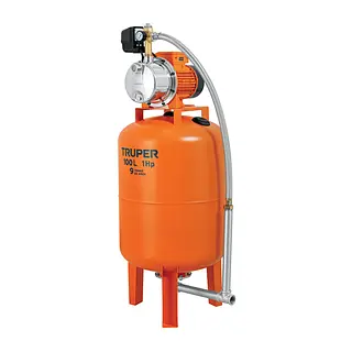 Equipo Hidroneumático 100l, Jet Inoxidable 1 Hp, Truper
