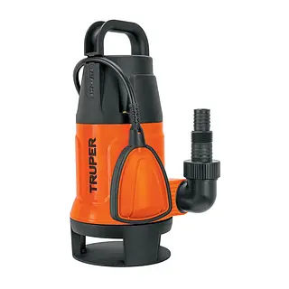 Bomba Sumergible Plástica, 1-1/2 Hp Para Agua Sucia, Truper