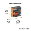Compresor Lubricado, 50l, 3-1/2hp, Horizontal, 127v, Truper