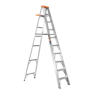 Escalera De Tijera Tipo I I 9 Peldaños Y Bandeja, Truper