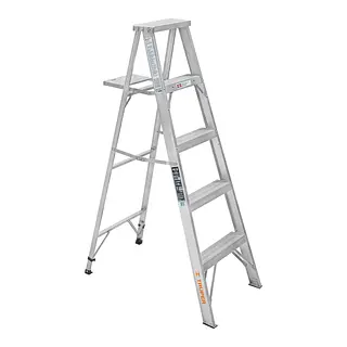 Escalera De Tijera 100% Aluminio Tipo I I I 4 Peldaños