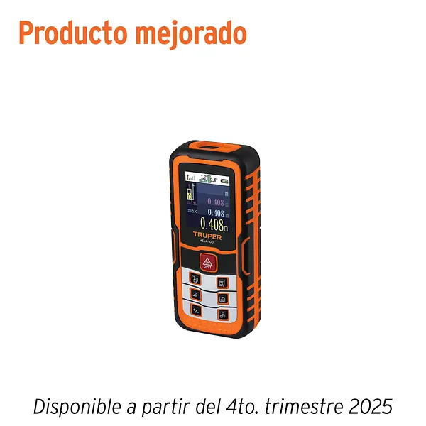 Medidor Láser De Distancia De 0.05 M A 100 M, Truper