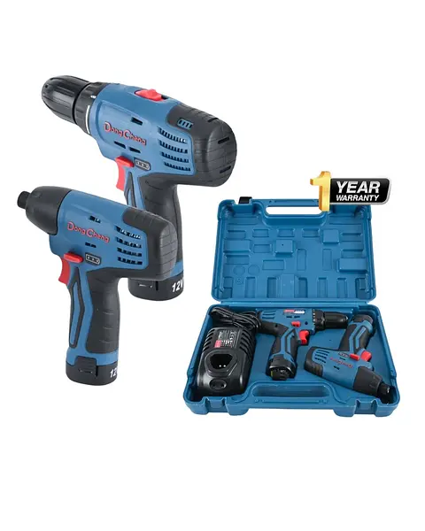 Kit 2 Pcs (Taladro Inalambrico Dcjz10-10 + Taladro Impacto)