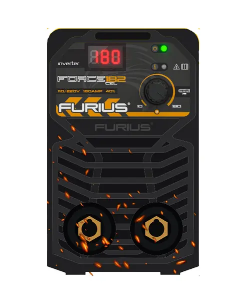 Soldador Inversor Furius Force 182 Cellulosic Mini